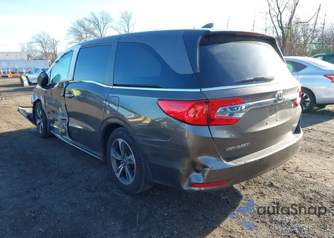 2018 Honda Odyssey Touring from USA, damaged, VIN 5FNRL6H8XJB066893